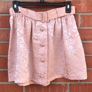 Pink Floral Skirt
